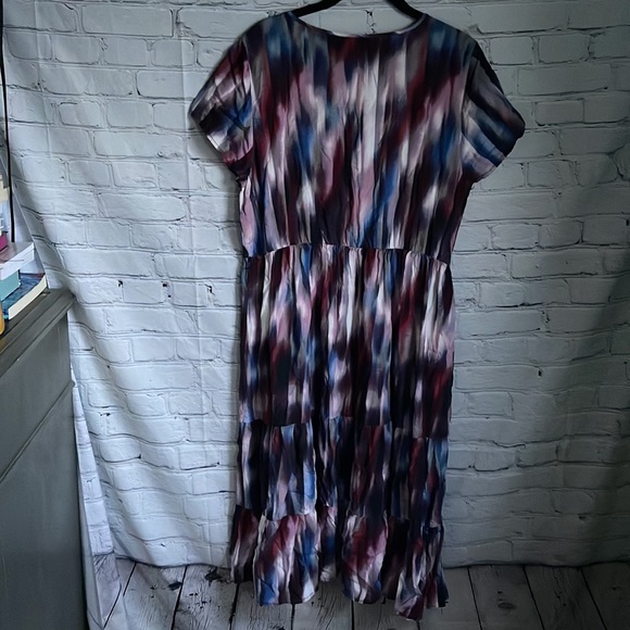 Torrid Multicolor Tie Dye Midi Dress Torrid Size 1 14/16 1X - Picture 4 of 4